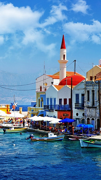 Meis Island, Greece HD phone wallpaper