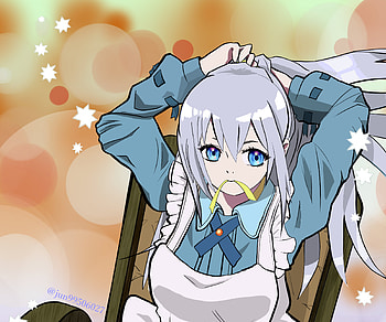 Sylvette Suede, Anime, Letter Bee HD wallpaper