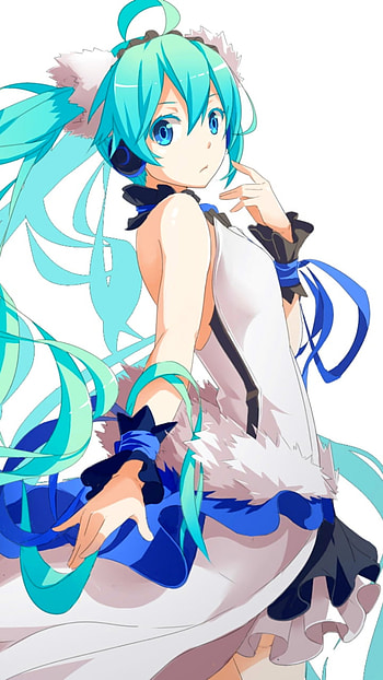 Hatsune Miku — Aqua-Eyed Blue-Haired , Hatsune Miku, face, blue hair, aqua eyes, Anime, Vocaloid HD phone wallpaper
