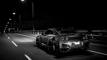 General tuning Nissan Skyline GT-R R35 Liberty Walk Nissan GTR car HD wallpaper