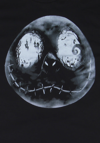 ... Men's Nightmare Before Christmas Jack Moon Face T-Shirt2 HD phone wallpaper