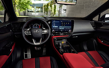 2022, Lexus NX F Sport, interior view, interior, new NX F Sport interior, dashboard, Japanese cars, Lexus HD wallpaper