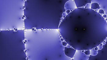 Trippy Psychedelic Fractal, trippy, psychedelic, aesthetic, blue, Abstract, fractal, abstract blue HD wallpaper