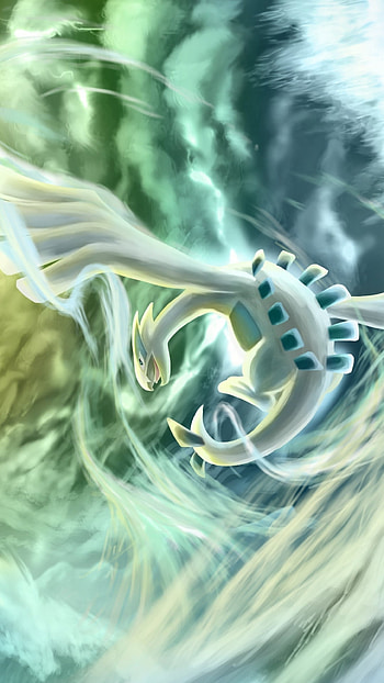 Legendary Pokémon Pokémon : Lugia's Soaring Storm, video game, Pokemon HD phone wallpaper