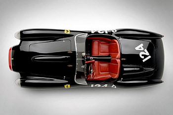 1957 Ferrari 250 TR, classic, black, car, ferrari, sports, 57, 1957, race, old, red, antique, vintage HD wallpaper
