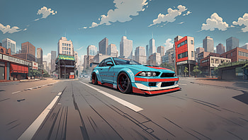 Cyber Ride, cars, cyberpunk, scifi, ai, artist, artwork, digital-art HD wallpaper
