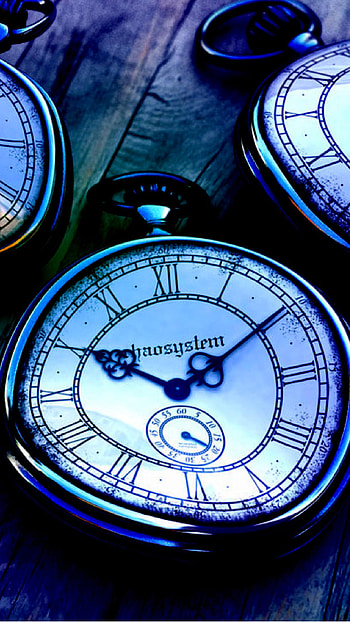 Clock distort HD phone wallpaper