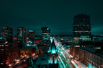 Cities, London, Building, Canada, Night City HD wallpaper