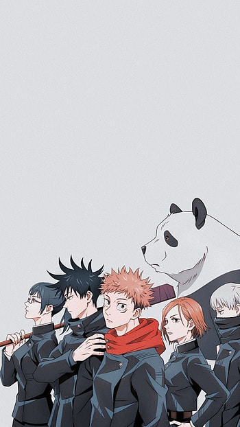 Jjk characters, Maki zenin, Megumi fushiguro, Yuji itadori, Toge Inumaki HD phone wallpaper