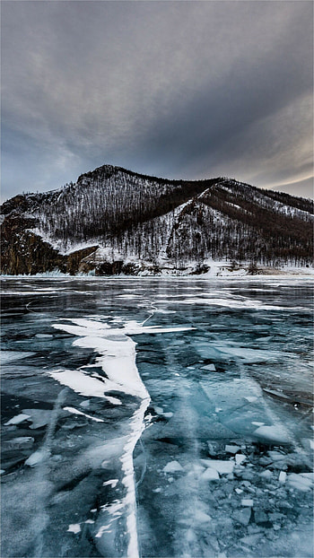 bliss, Ice lake wonder, Baikal's serenity, Immersive beauty HD phone wallpaper