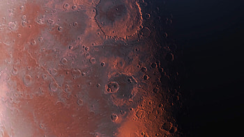 Universe, Surface, Planet, Craters HD wallpaper