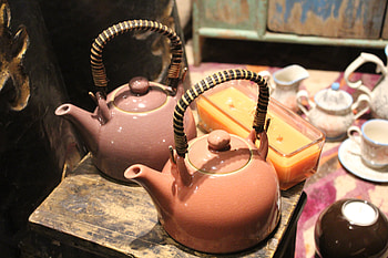 Cups, Tablewares, Candles, Miscellanea, Miscellaneous, Service, Kettle, Teapot HD wallpaper