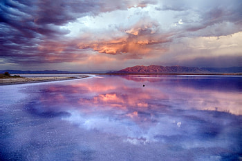 Pink Reflections, blue, sea, oceans, graphy, reflections, sunrise, lakes, pink, nature, sky HD wallpaper
