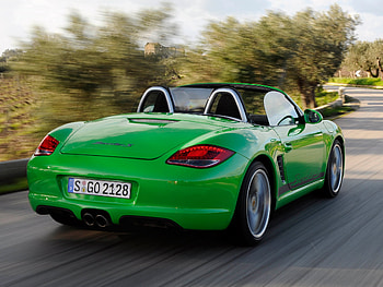 Porsche, Cars, Back View, Rear View, Speed, Cabriolet, Boxster S HD wallpaper