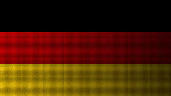 Flag of Germany, Germany tricolour bands, Wave pattern HD wallpaper