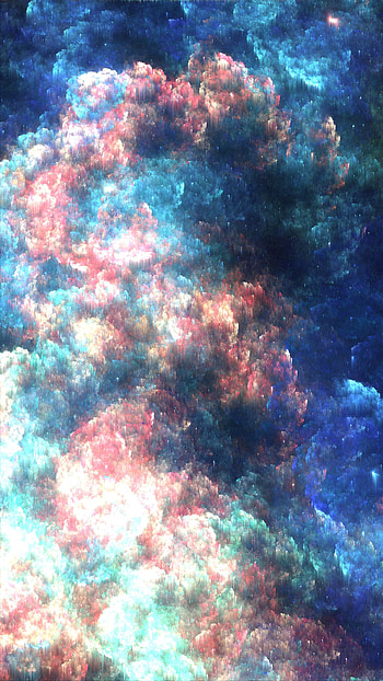 Abstract, Bright, Multicolored, Motley, Cloud, Glitch HD phone wallpaper