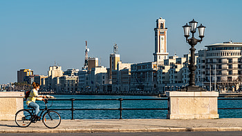Bari waterfront, Bari bicycle, Bari covid, Bari HD wallpaper