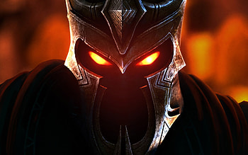 Overlord, eyes, evil, knight, dark HD wallpaper