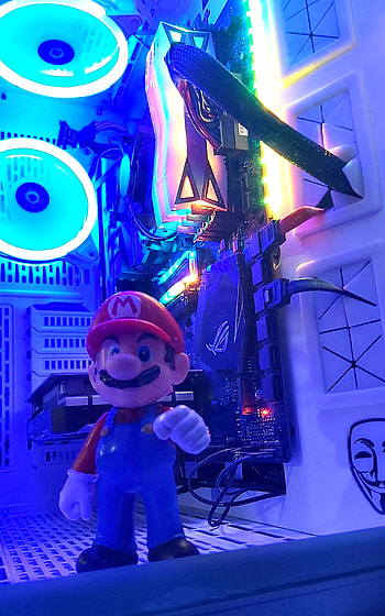 Mario Gamer, Mario Bros, Pc Gamer HD phone wallpaper