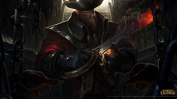 Gangplank (League Of Legends), Video Game, League Of Legends, Pirate HD wallpaper