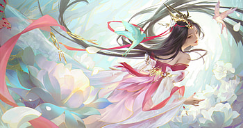 Fantasy girl, superb, frumusete, pink, fantasy, egg1111, gorgeous, girl, luminos HD wallpaper