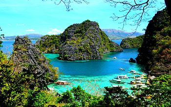 Kayangan Lake, Coron Palawan HD wallpaper