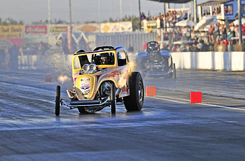 Hot Rod Dragster, Drag Racing HD wallpaper