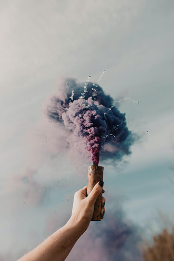 Smoke, Hand, Miscellanea, Miscellaneous, Cloud, Smoke Bomb HD phone wallpaper