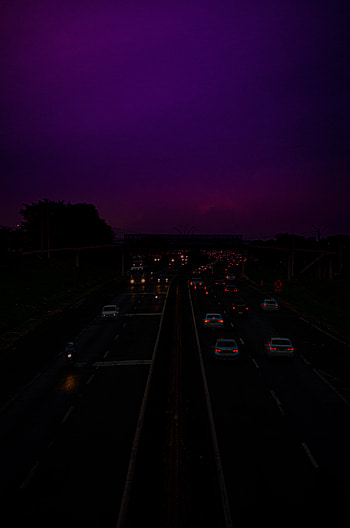 Rodovia, cloud, cars, _enf0_, road, noite, highway, carros, fotografia, graphy HD phone wallpaper