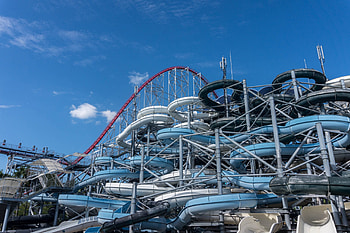 Nagashima Spa Land Kuwana, Waterpark HD wallpaper