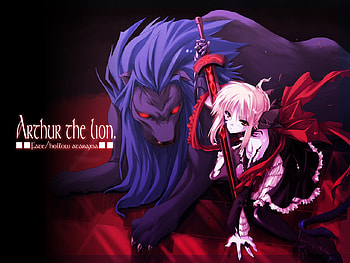 Saber, night, alter, sword, fate, lion, dark, blade, armor, anime, stay, weapon HD wallpaper
