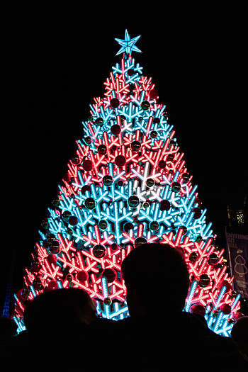 Holidays, New Year, Decorations, Christmas, Illumination, Christmas Tree, Illuminations HD phone wallpaper