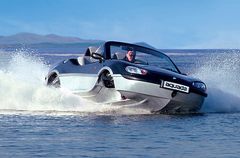 Boat Car, cool, in water HD wallpaper