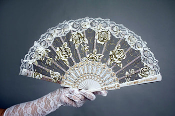 Lacy Green Hand Fan, Green, Hand, Lacy, Woman, Fan HD wallpaper