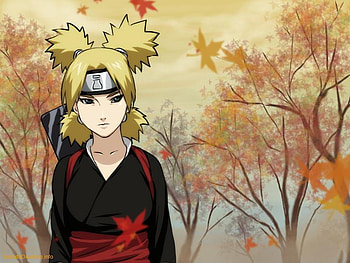 Temari, laves, sakura trees HD wallpaper