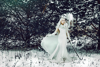 Lady of the north, White, Model, women, Lady HD wallpaper