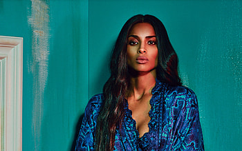 Ciara, American singer, Portrait graphy, Roberto Cavalli dress HD wallpaper