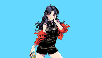 Anime, cute Katsuragi Misato, Neon Genesis Evangelion, 2020 HD wallpaper