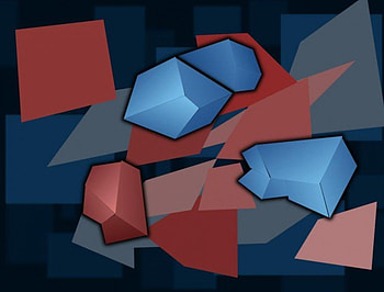 Shapes, abstract HD wallpaper