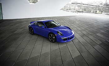 2015-Porsche-911-GTS-Club-Coupe, Sports Car, 2015, Blue, Gts HD wallpaper