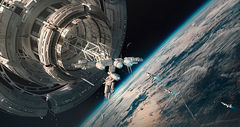 Orbit, Space Stations HD wallpaper