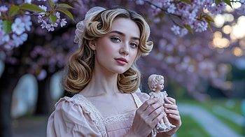 coquette, woman HD wallpaper