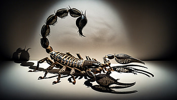 Stunning Scorpion: Ultra, scorpion, sculpture, artistic, Animal, shadow HD wallpaper