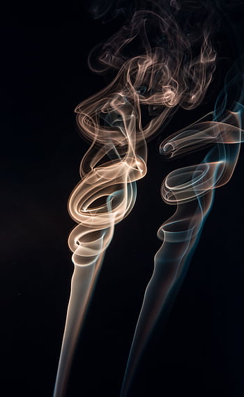 Captivating of swirling smoke patterns creating an abstract and mysterious atmosphere. HD phone wallpaper