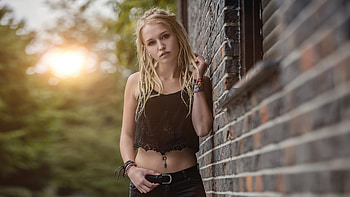 Girl Pierced Outdoor , girls, model HD wallpaper