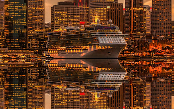 Celebrity Solstice, cruise ships, skyline cityscapes, australian cities, Sydney, Australia HD wallpaper
