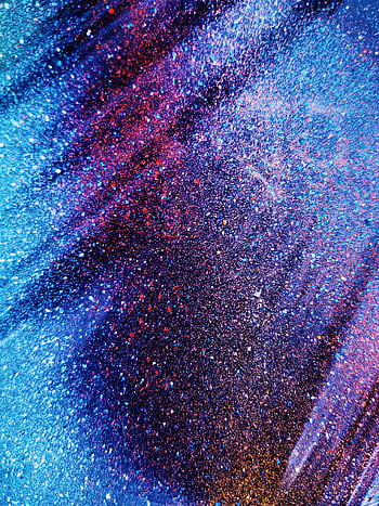 A dynamic abstract artwork featuring vibrant neon glitter and colorful textures, perfect for creative designs. HD phone wallpaper