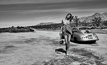 Kendall Jenner Elle Usa, kendall-jenner, model, girls, celebrities, monochrome, black-and-white HD wallpaper