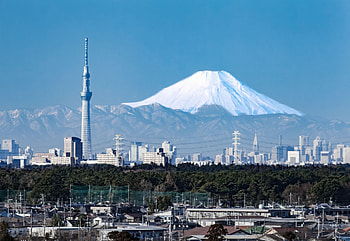 Tokyo skyline, Modern metropolis, High-rise marvels, Technological hub HD wallpaper