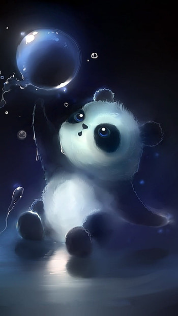 Cute, Panda HD phone wallpaper